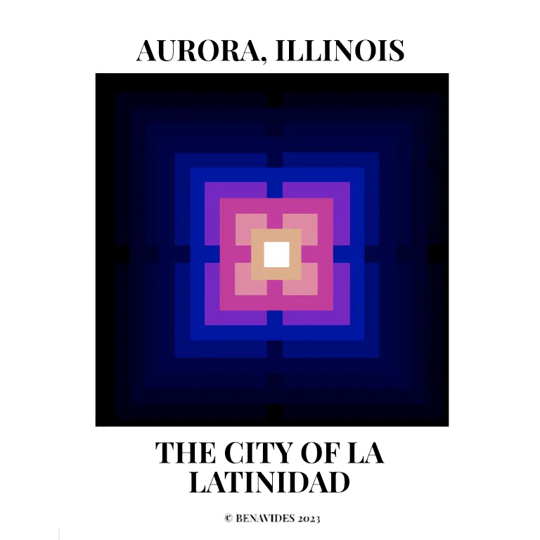 Aurora, Illinois — The City of La Latinidad emblem